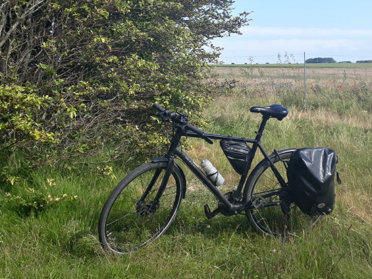 Ausstattung am Fahrrad für eine Tagestour