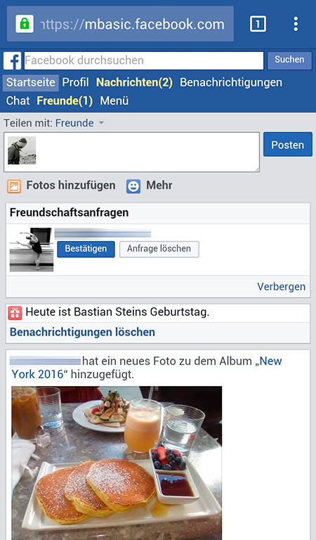 der messenger Zwang wurde umgangen